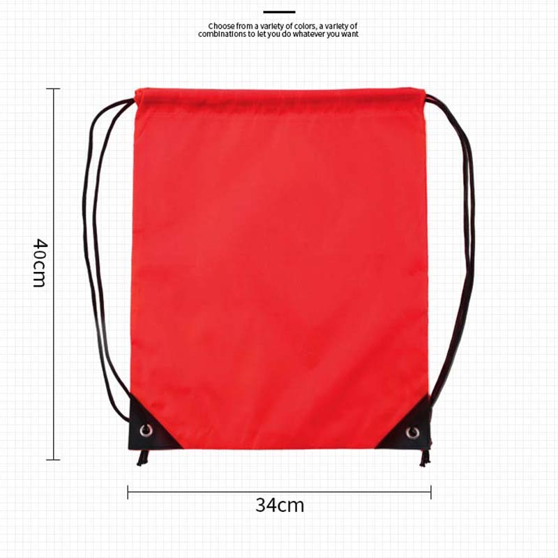 กันน้ํายิมกระเป๋ากระสอบฟิตเนสกลางแจ้งกระเป๋าเป้สะพายหลัง DIY Daybag ถุงช้อปปิ้งว่ายน้ําบาสเกตบอลโยคะกีฬากระเป๋า