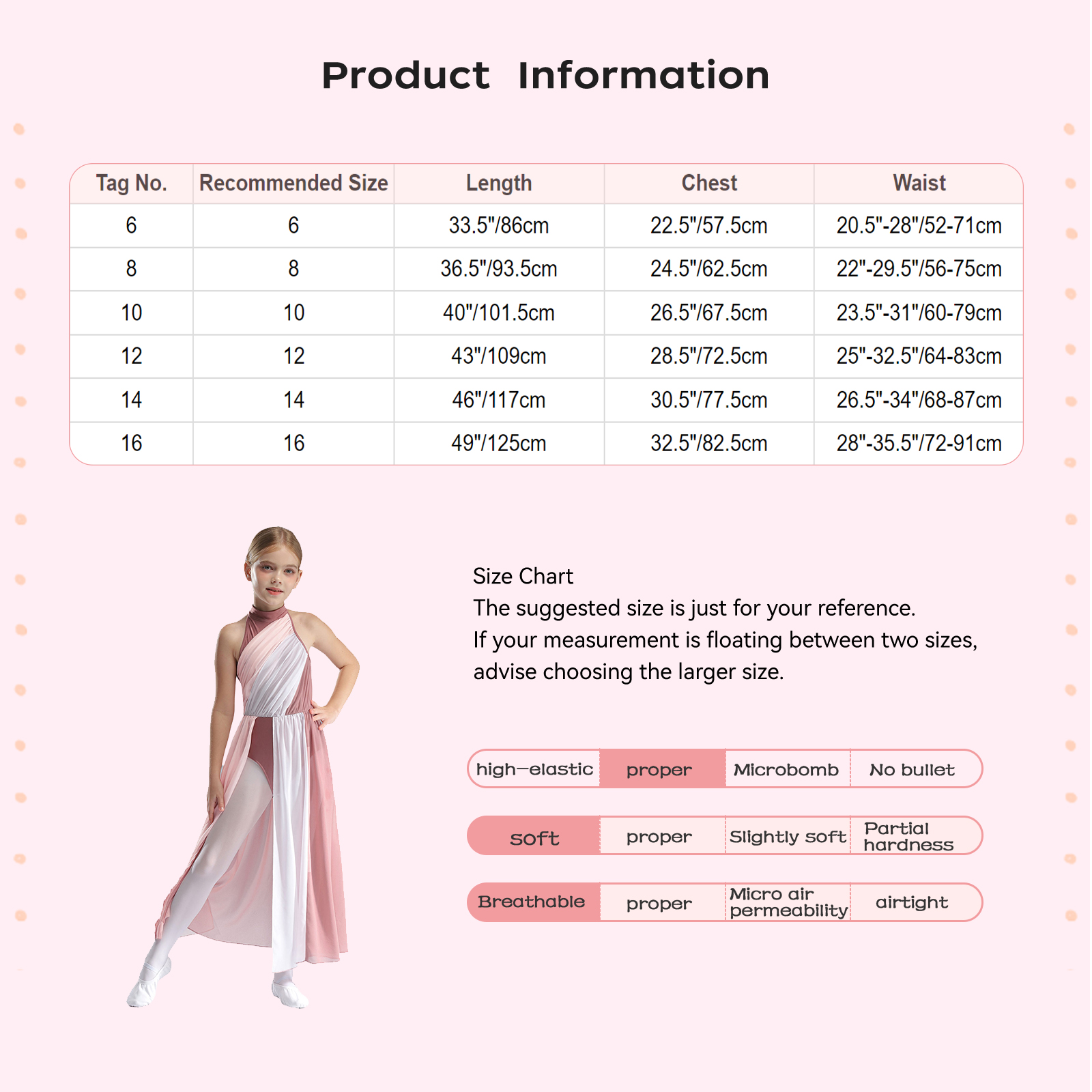 Girls Lyrical Dance Dress Color Block Sleeveless Mesh Split Leotard Ballet Figure Skating Gymnastics Stage Performance Costume