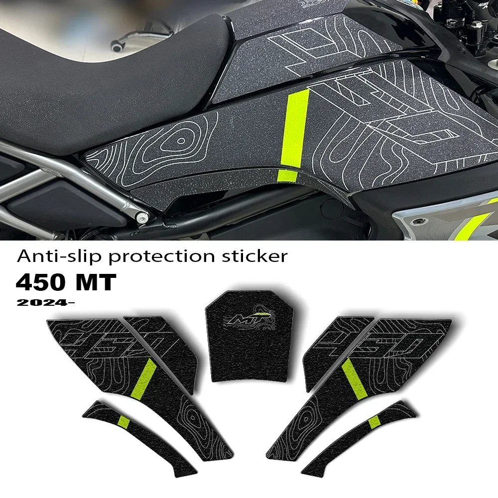 Para cfmoto 450mt 450 mt 2024 adesivo almofada do tanque de combustível da motocicleta decalques proteção