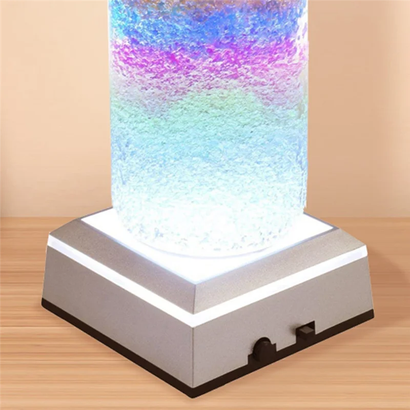 ABNO-LED lampvoet displaystandaard toepasbaar op Crystal Art Glass displaystandaard Inductieve Touch Crystal Ball lampvoet