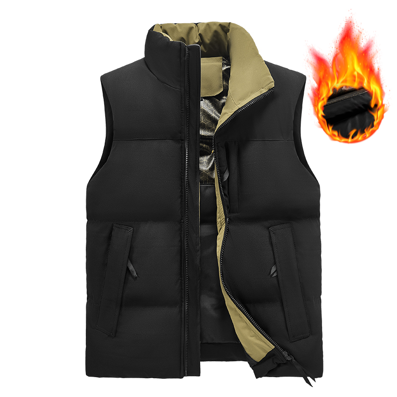 メンズノースリーブグラフェンホットジャケット,厚手のベスト,登山,アウトドア,ハイキング,キャンプ,ラージサイズ8xl,7xl,6xl