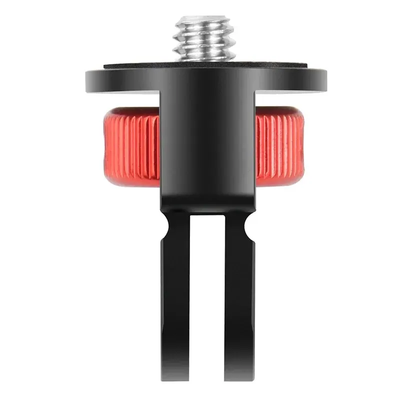 360 Swivel 1/4" Screw Converter Mini Tripod Adapter for GoPro Hero 11 10 8 for Insta360 One X2 X3 R Action Camera Monopod Mount