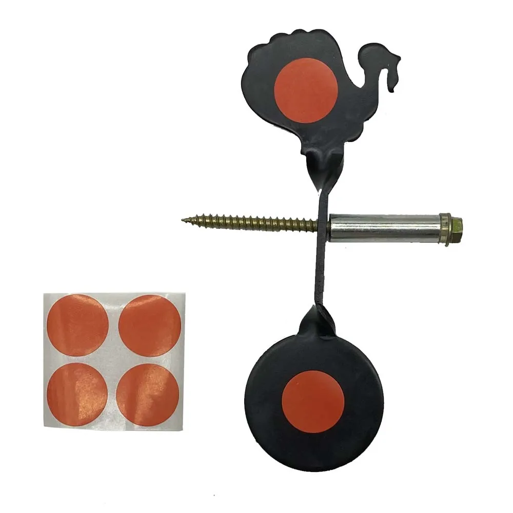 สีแดงและสีดำ Plinking เป้าหมาย Pigeon แพะ Shooting Practice 360องศาหมุน,Slingshot BBs Hunting กีฬาเกมครอบครัว