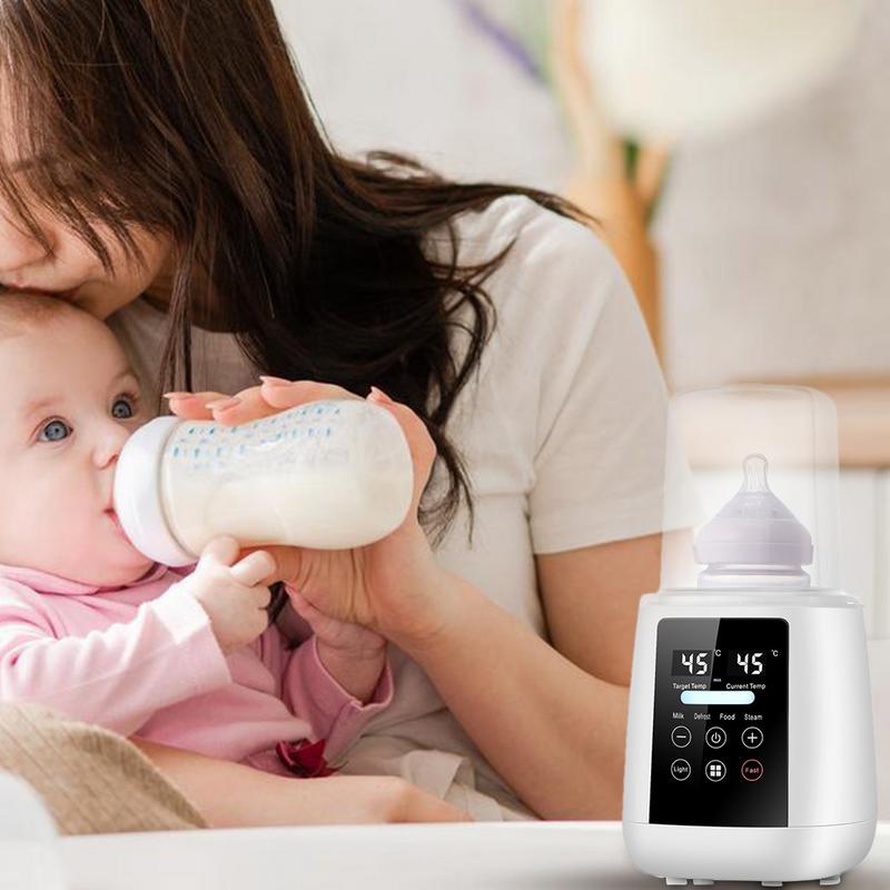 自動ボトルウォーマー,ハンドウォーマー,ベビーフードヒーター,安全で迅速な授乳,6-in-1
