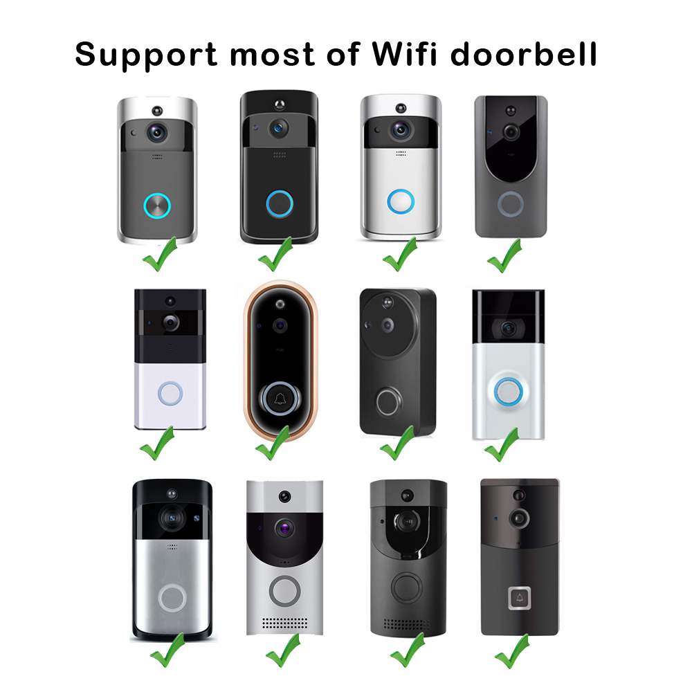 18V AC Transformer Charger EU UK US ปลั๊กอะแดปเตอร์ไฟ 220 V-240 V สําหรับ WiFi Smart Video Doorbell กล้องวิดีโอประตู Bell แหวน