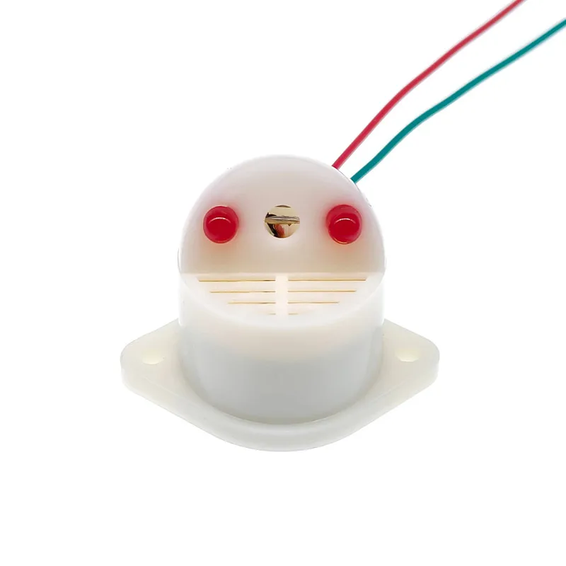1 pçs minitype som e luz campainha eletrônica ZMQ-2737 DC6-24V ip54 lâmpada alarme contra roubo bip som dispositivo de aviso de alto decibel