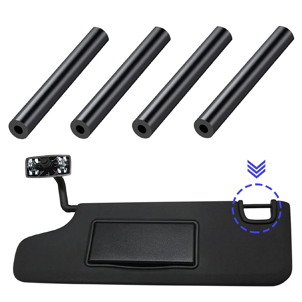 Kit de tubo de reparación de visera solar para Wrangler JK JKU 2007-2017 Kit de tubo de reparación de visera solar del lado del pasajero del conductor