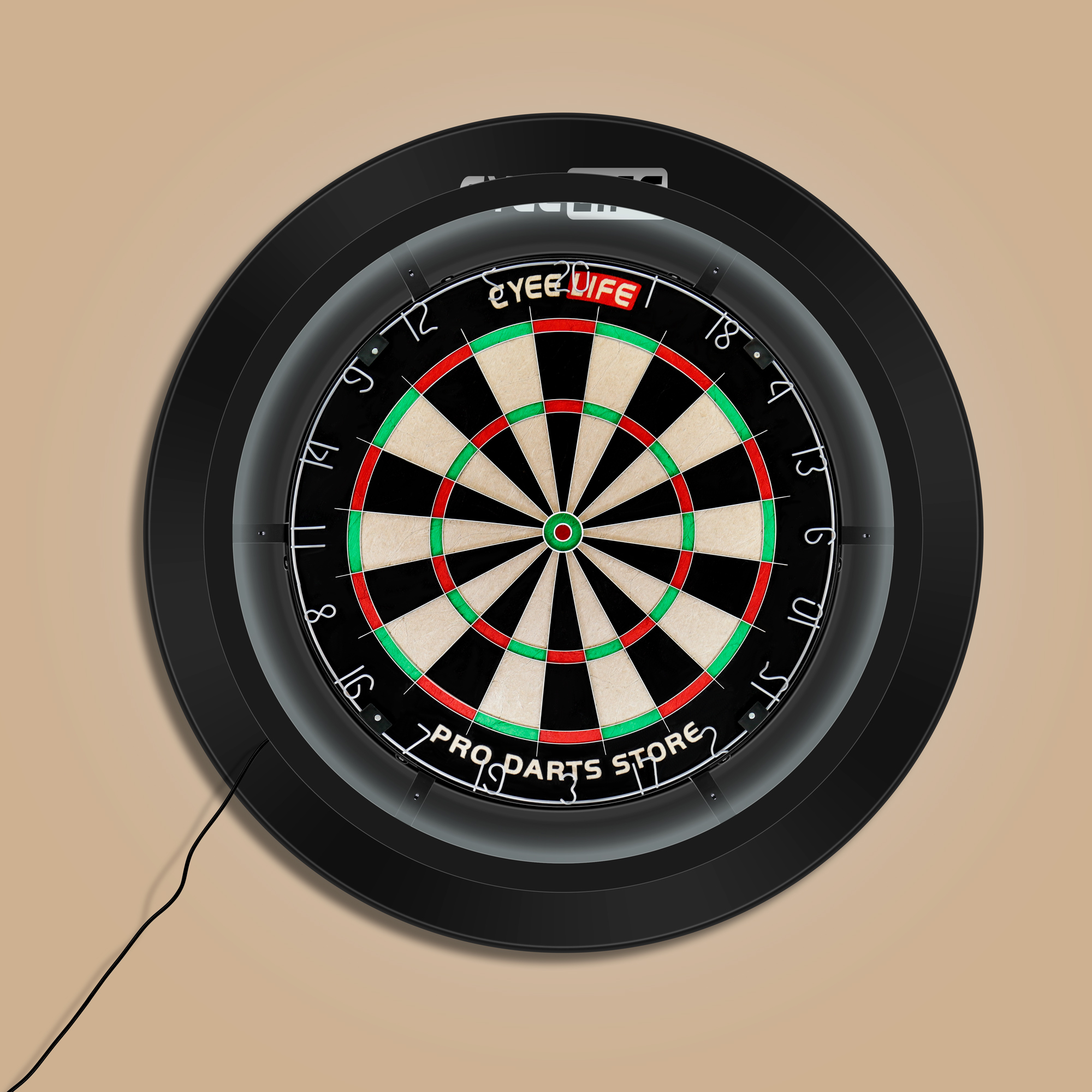 CyeeLife Dartscheibe Beleuchtung Dartscheibe Beleuchtungssystem Dartscheibe Licht Dartscheibe Lampe