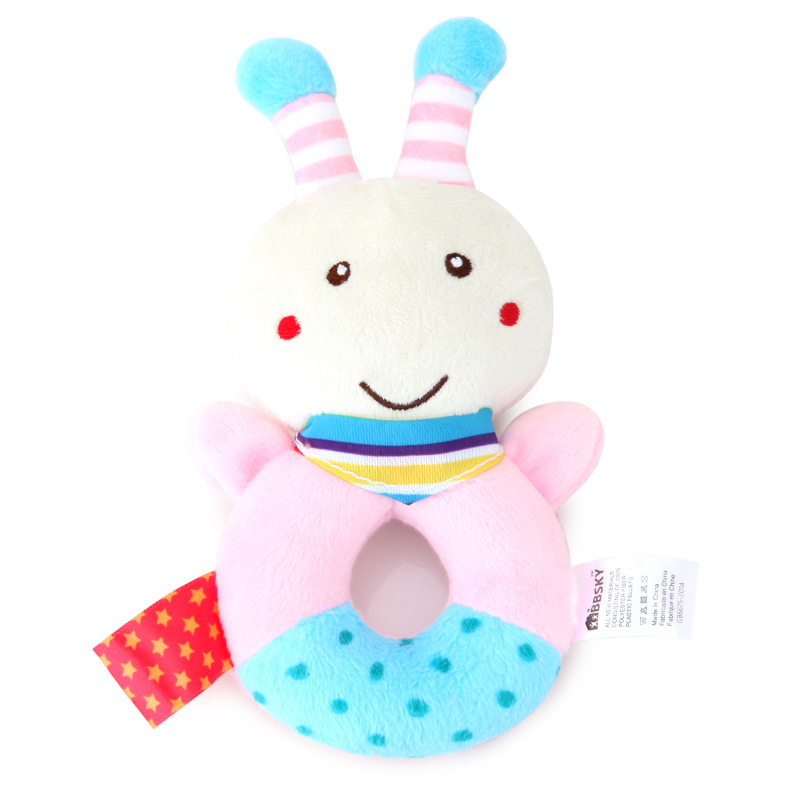 เด็ก Plush Rattle การ์ตูนสัตว์ Crib Mobile Bed Bell ของเล่น 0-12 เดือนทารกเด็กวัยหัดเดินของเล่นเพื่อการศึกษาสําหรับทารกแรกเกิดของขวัญ