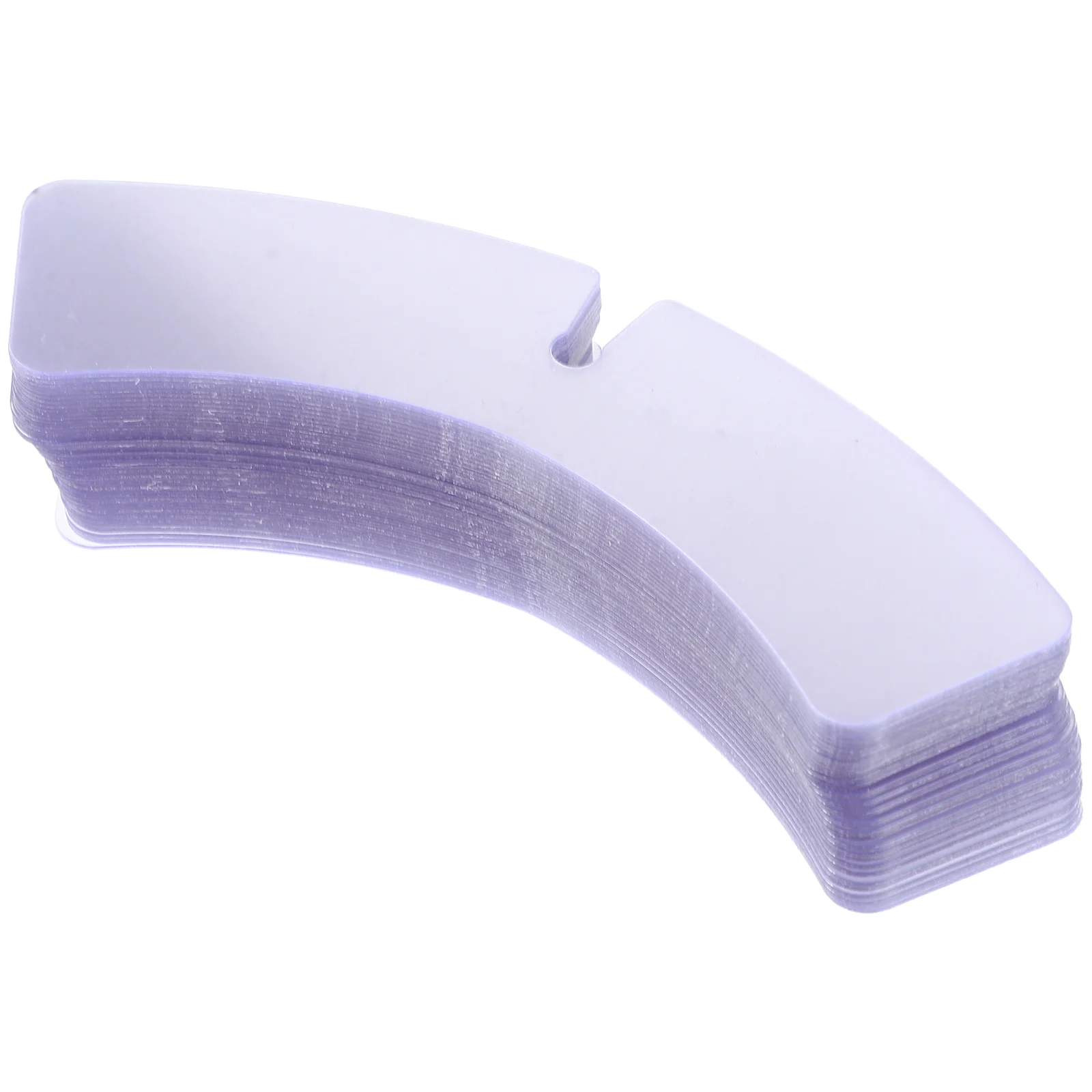 100 Pcs Shaper Collar Support Piece Man Clothes Racks Button Plastic Extender for Dress Shirts Inserts