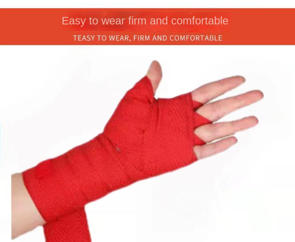 3/5M 권투 붕대 코튼 탄성 손 보호대 손목 랩 핸드 밴드 붕대 피트니스 산다 무에타이 가라데 스포츠 주먹 붕대