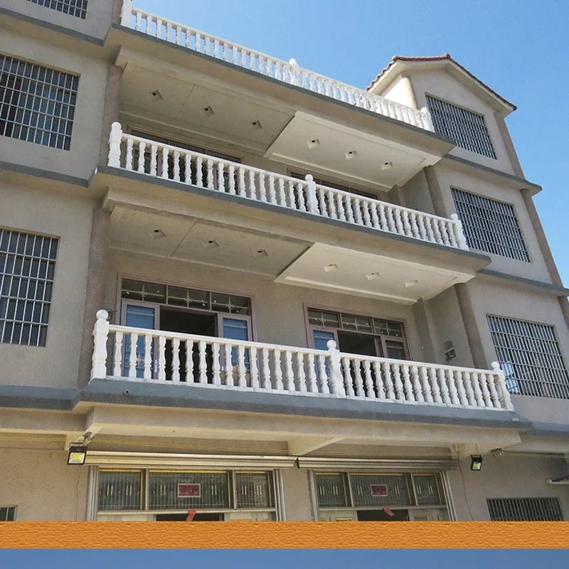 Architectonisch witmarmeren balustrade voor balkon