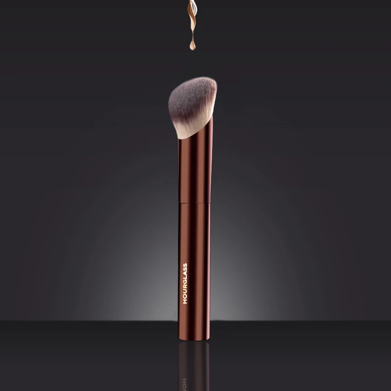 แปรงแต่งหน้านาฬิกาทราย- No.21 Ambient Soft Glow Foundation Brush เส้นใยนุ่มผมแฟชั่นการออกแบบแปรงหน้าเดียว