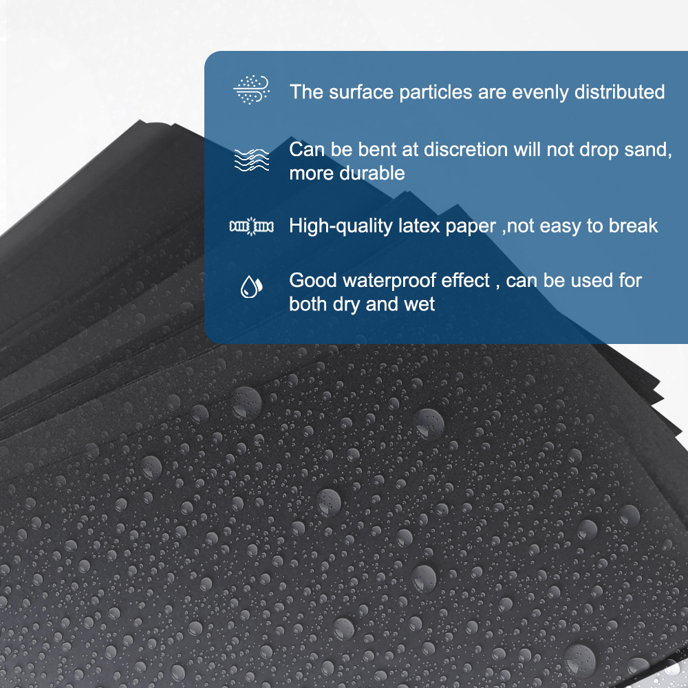 Conjunto de lixa xcan, lixa seca com água, 9x3.6 polegadas, lixadeira abrasiva para madeira, metal, polimento automotivo