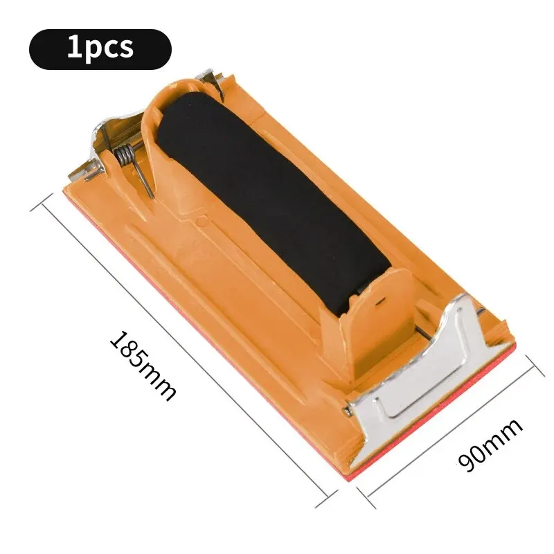 1 pezzo di supporto per carta vetrata strumenti per lucidare la parete carta vetrata in plastica piastra di ferro supporto per carta vetrata manico in spugna supporto per sabbia