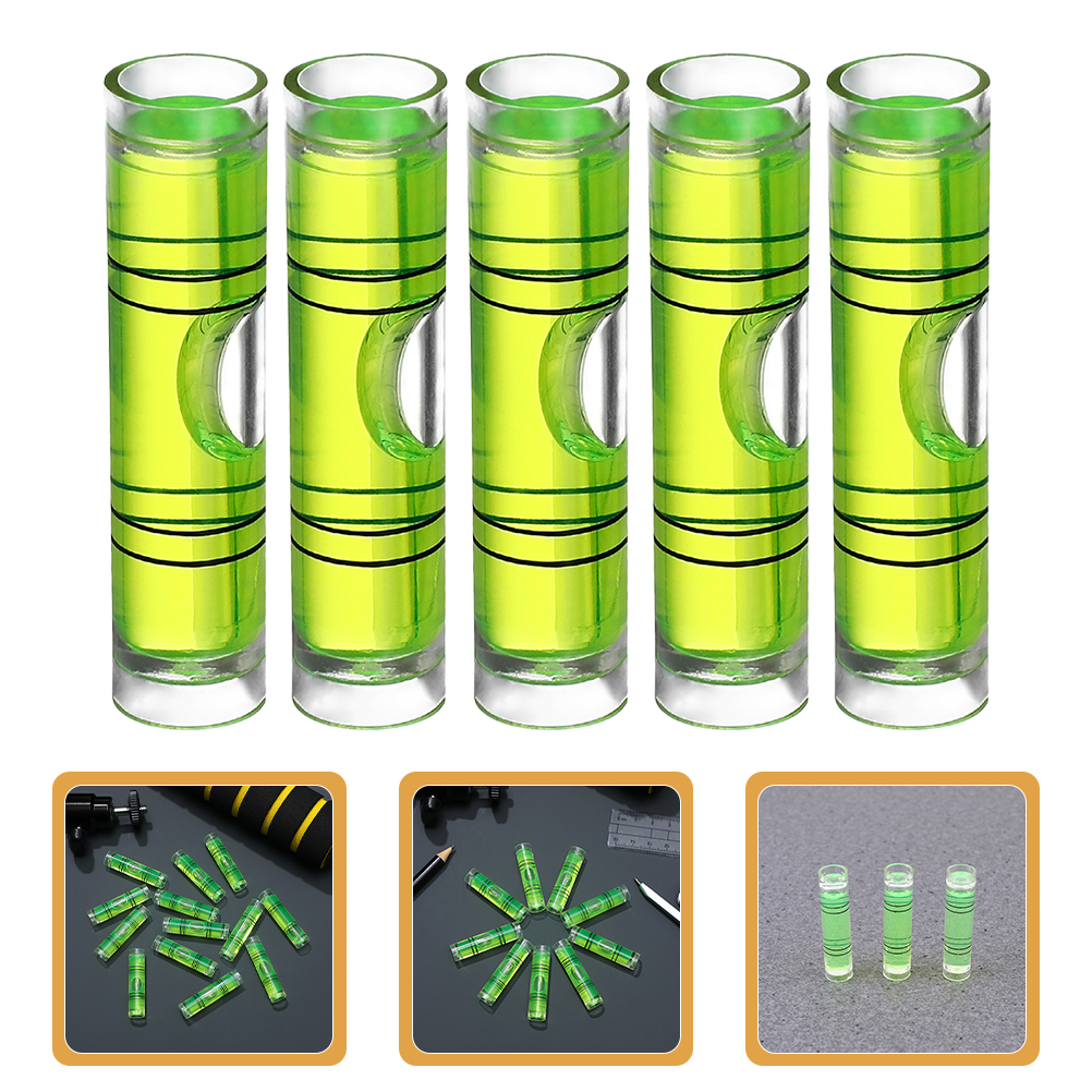 Bubble Spirit Level 50Pcs Bubbles Horizontal Rulers Mini Cylindrical Level Rv Standard Levels Camping Trailer Photo