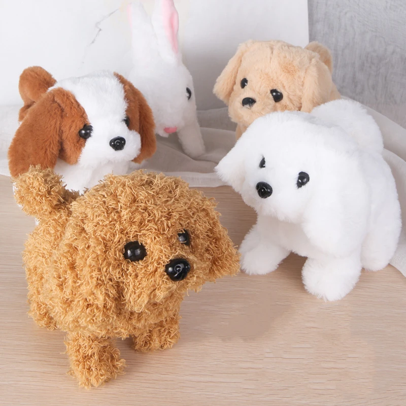 18Cm Thông Minh Mô Phỏng Thú Cưng Đa Chức Năng Sẽ Wag Đuôi/Đi Bộ Sẽ Gọi Vui Vẻ Tương Tác Chú Chó Robot trẻ Em Sang Trọng Đồ Chơi Quà Tặng