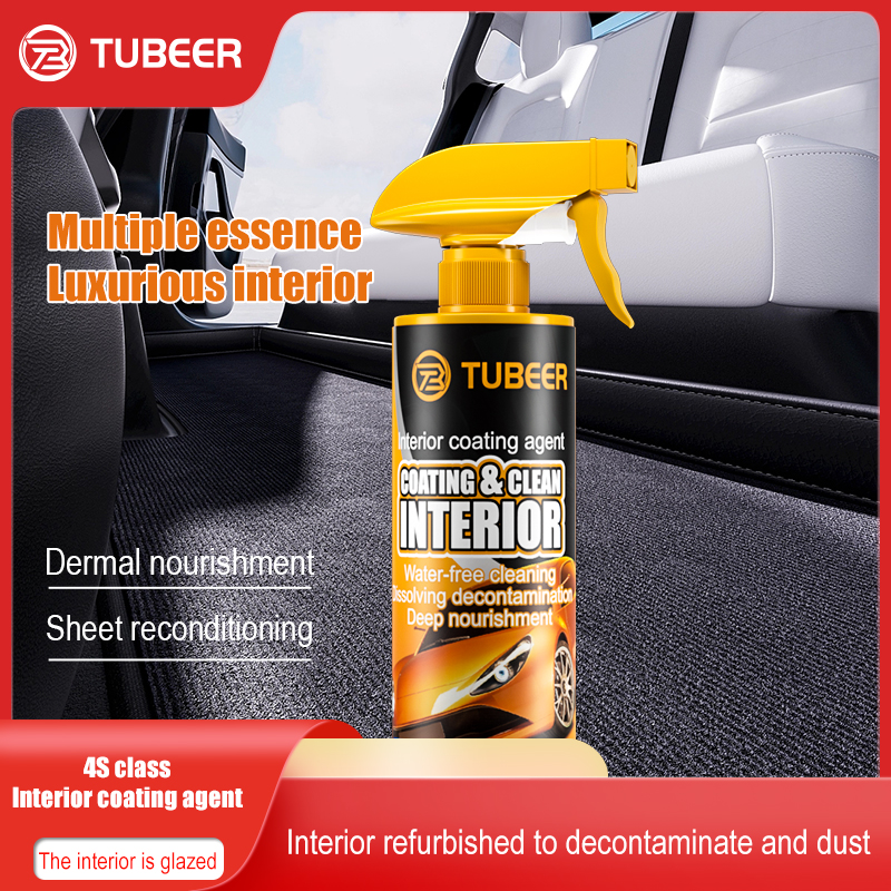 Car Interior Coating Agent Multiple Purpose Water-Free Spray for Cars Care Refurbished to Decontaminate and Dust Remover