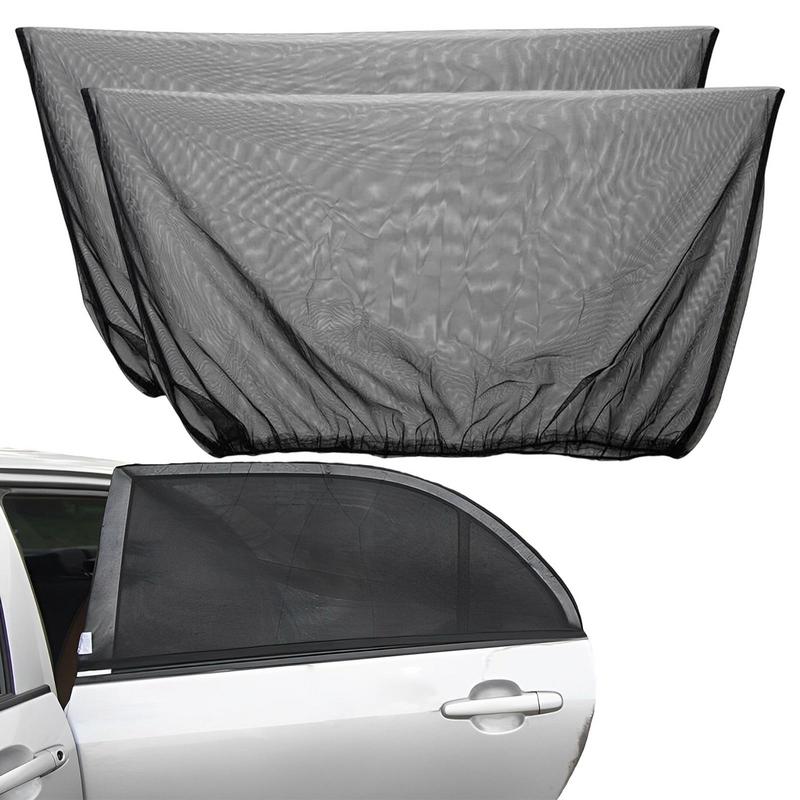 Cortinas parasol para coche, cortinas universales para ventana lateral, cortinas SUV, protección repelente, mosquitera, parasol, accesorios para automóvil