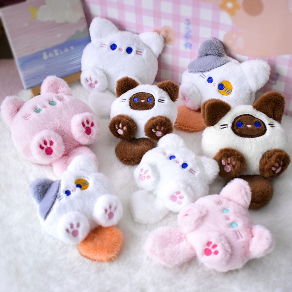 Kawaii мягкая набивная зверушка маленький кот брелок плюшевая сумка автомобиль подвеска брелок DIY Безделушка Детские набивные игрушки животные