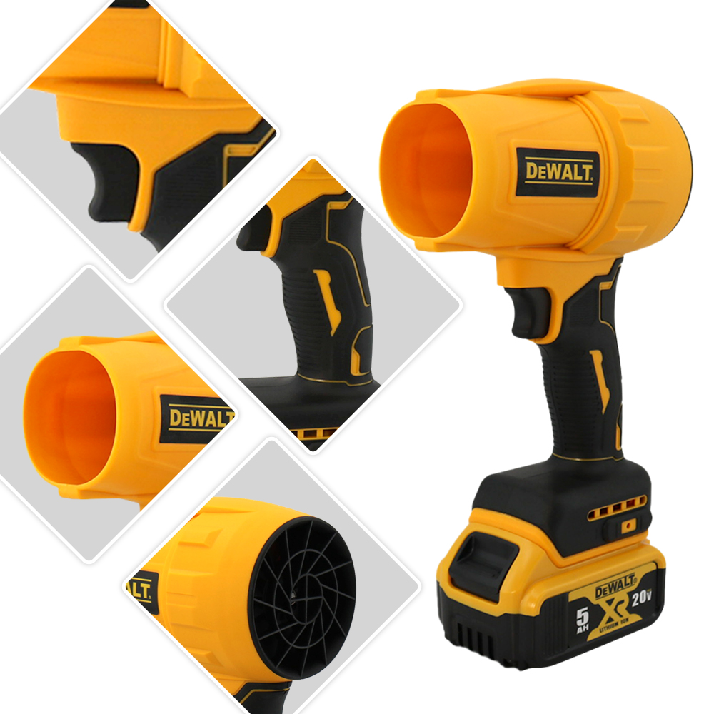 DEWALT เครื่องเป่าลมไร้สาย Brushless พัดลมเทอร์โบพัดลมรุนแรง 800g Thrust มือถือฝุ่นเป่าเครื่องมือชาร์จ 20V แบตเตอรี่