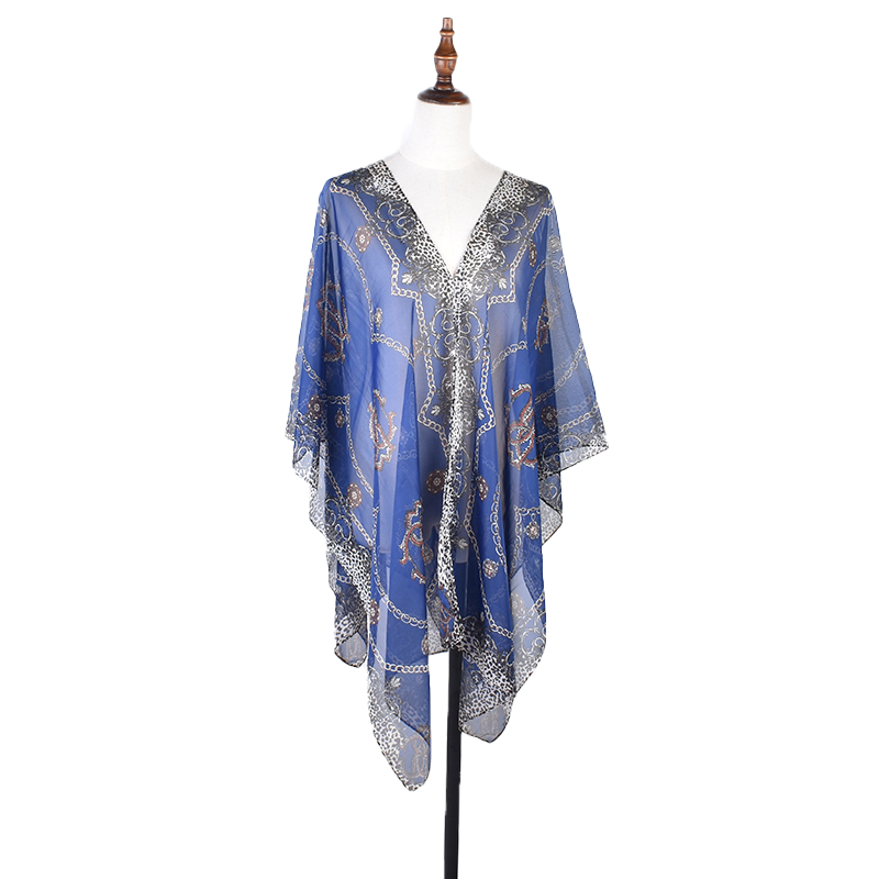 Toalla de playa con estampado de leopardo para mujer, chal multifuncional, Sexy, moda de primavera y verano