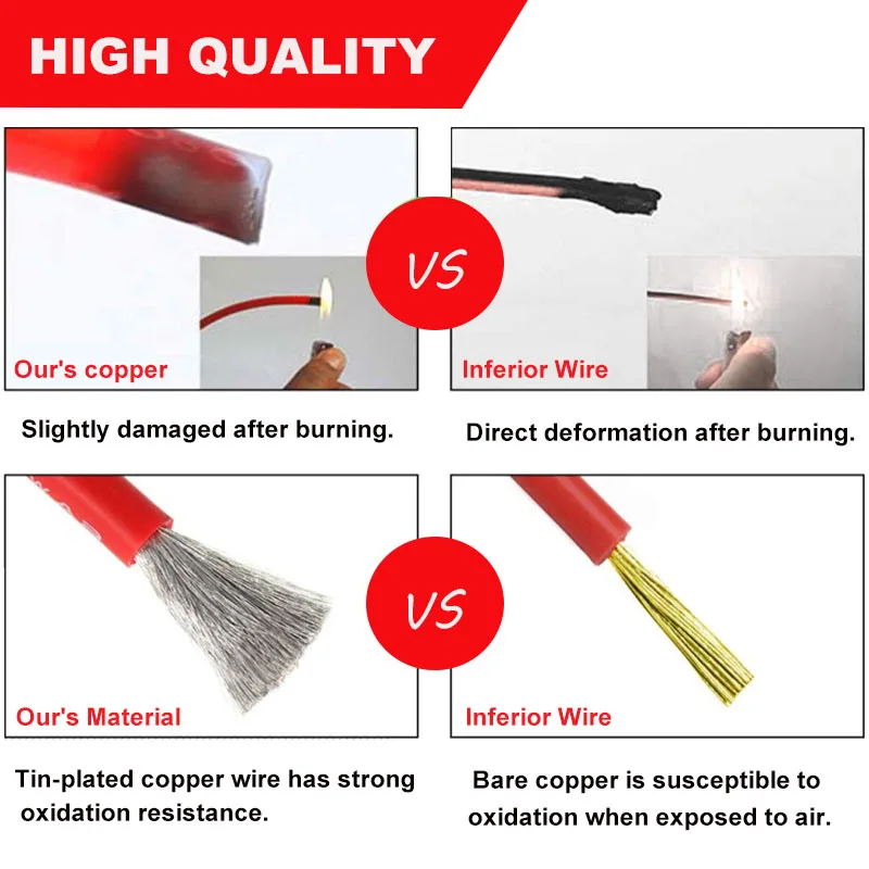 Cable de silicona resistente a altas temperaturas de cobre estañado suave con carrete para electricidad/coche, 16/17/18/20/22/24/26/28/30 AWG