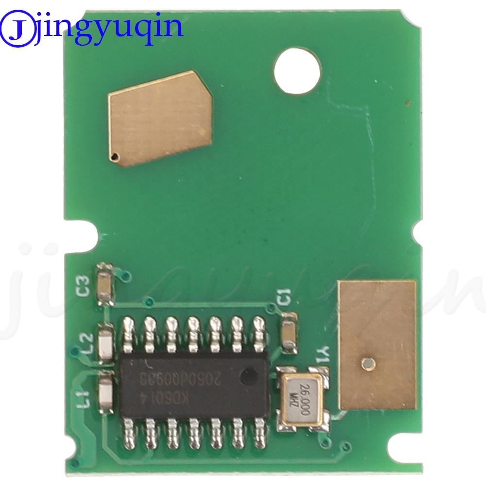 Jingyuqin 3 ボタン車のリモートキーフォードフォーカス 2 フィエスタトランジットモンデオ交換可能な 315MHZ 433Mhz コントロールキーフルキー