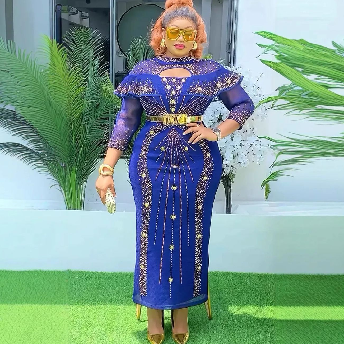 Robes de soirée africaines grande taille pour femmes, nouvelle mode Dashiki Ankara, robe de soirée de mariage élégante, robe Maxi musulmane turque, 2025