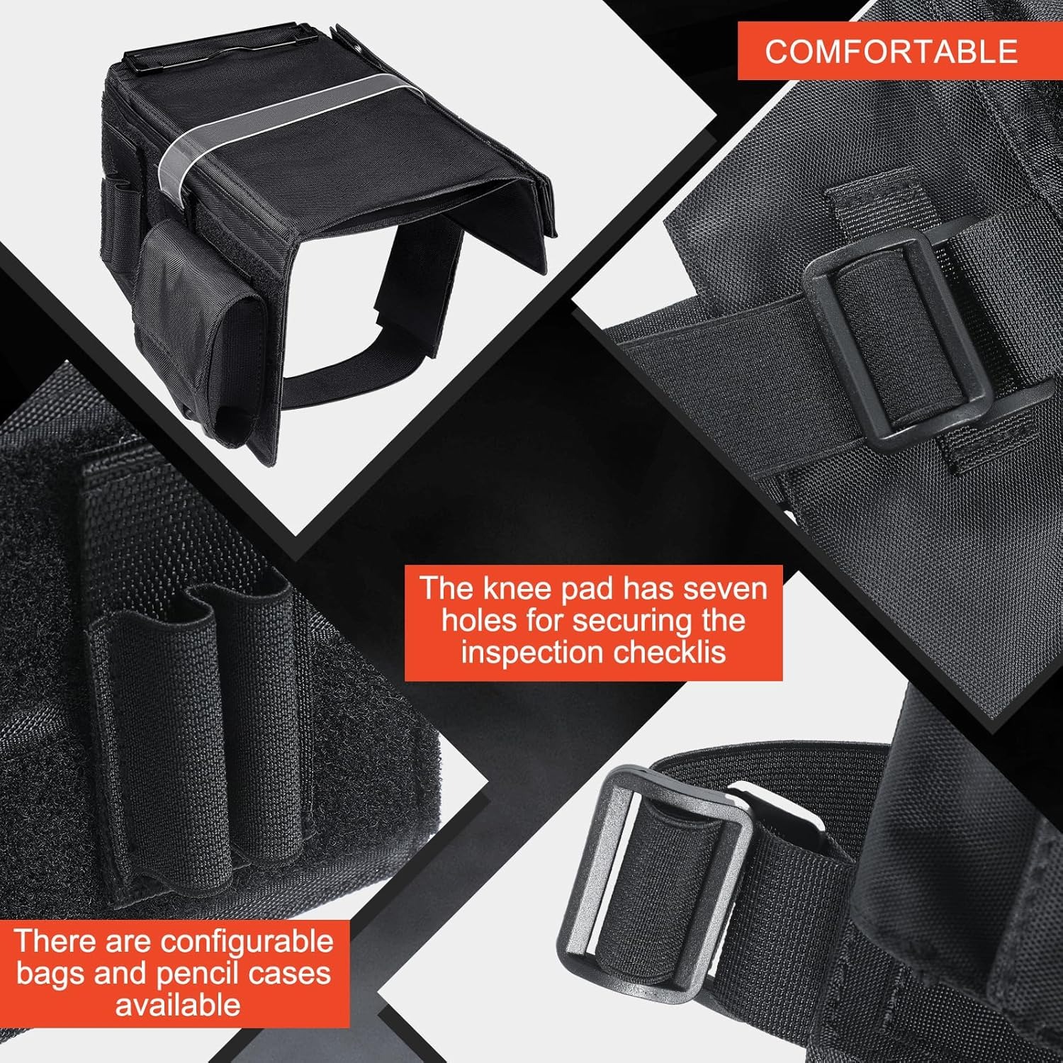 Aviation Pilots Chart Knee Board Black Classic Clipboard & Pen Holder  for Professional General Aviation Civil Pilots Check