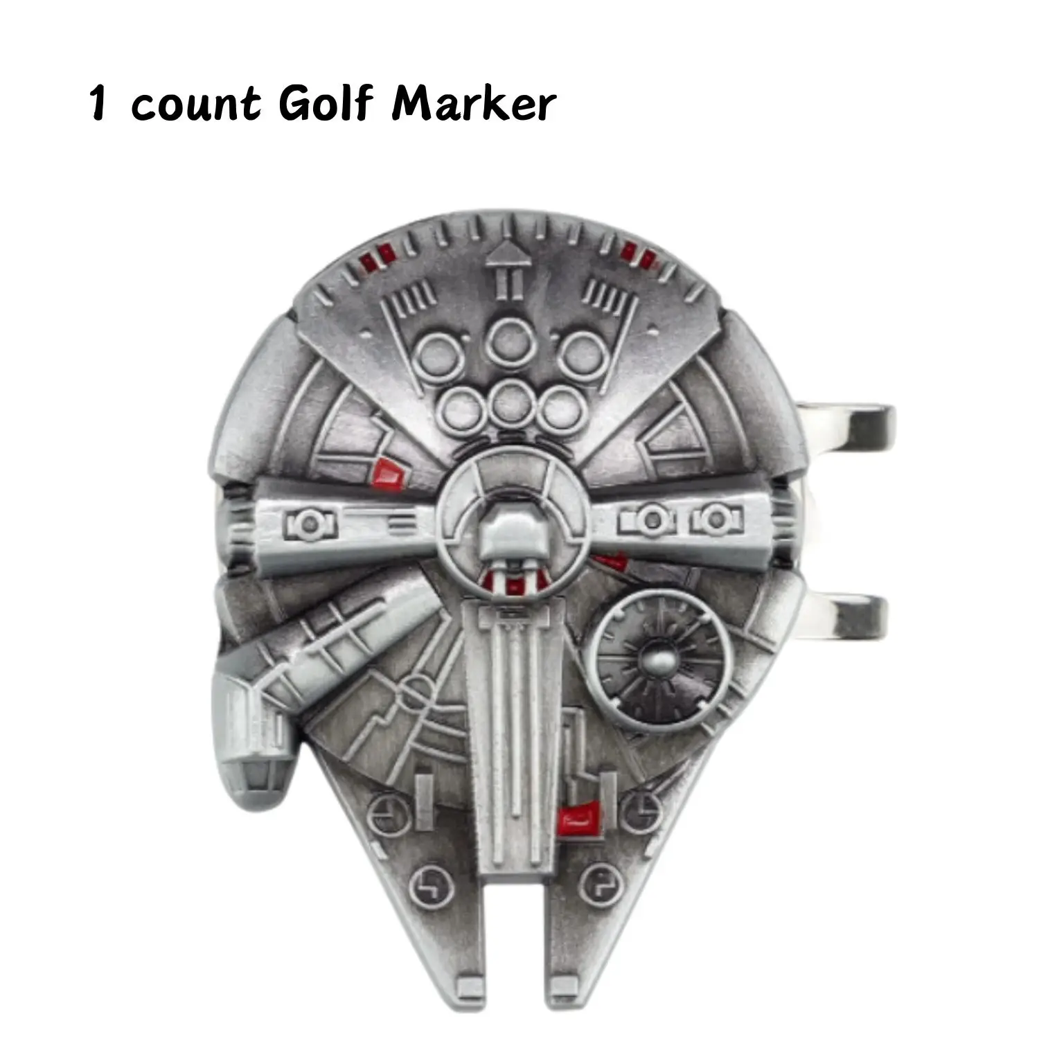 Indicatore per pallina da golf premium con clip magnetica standard per cappello, divertente clip per cappello con pallina da golf per uomo donna, ottimi accessori da golf
