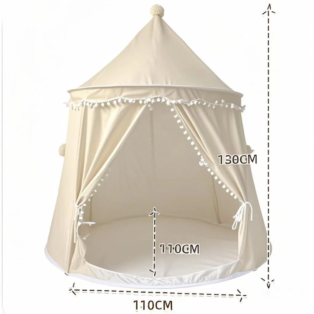 Tienda de juguete plegable para niños, casa de juegos, tienda tipi grande para niños, Castillo de princesa, regalos al aire libre, juguetes, tienda, Castillo