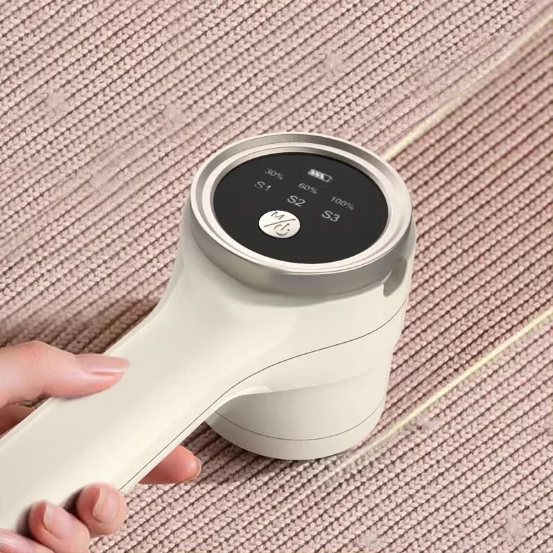 Lint Remover สําหรับเสื้อผ้าไฟฟ้า Fuzz Pellet Remover จอแสดงผล LED ชาร์จสําหรับเสื้อผ้าแบบพกพาเครื่องโกนหนวดผ้า Fluff Remover