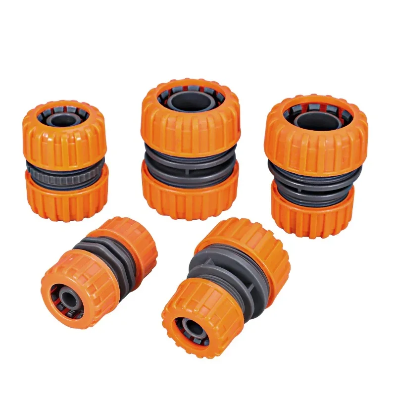 Garden Watering Hose Plastic Quick Connector 1/2" 3/4'' 1 Double Male  Coupling Joint Adapter Extender Set for  Pipe