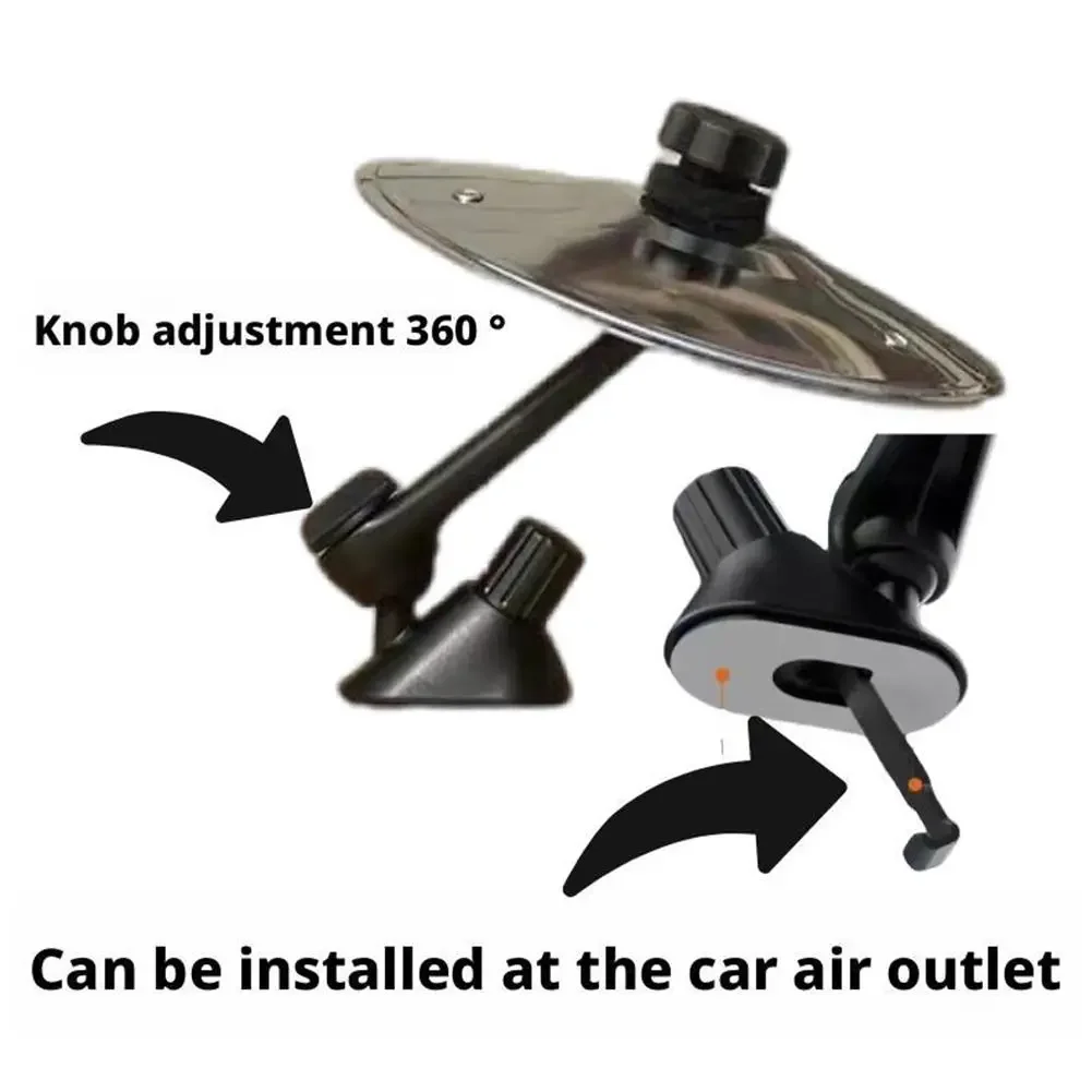 Mini tambores universais colando com pratos decoração de ventilação para carro robusto acessórios interiores automotivos design à prova de colisão
