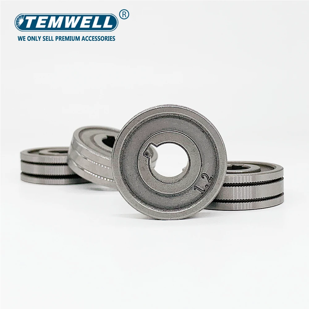 MIG/MAG เชื่อม Feeder ม้วน V U Knurl Groove 0.6 มม.0.8 มม.1.0 มม.1.2 มม.1.4 มม.ขนาด 30x10x10 มม.RS-775S SSJ-29 Feeder Rollfor Stee
