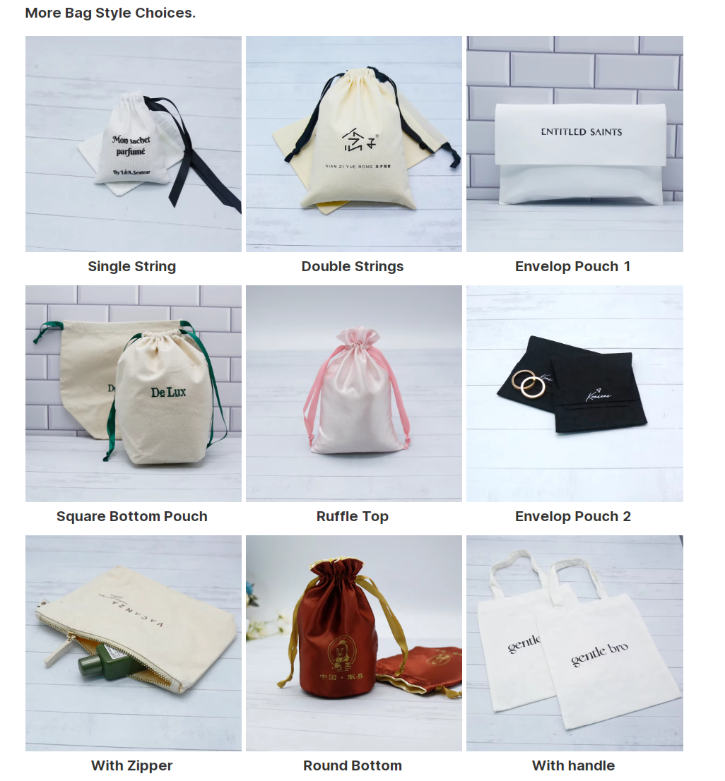 Benutzerdefinierte Logo-Geschenktüten aus Leinen, individueller Herstellerumschlag