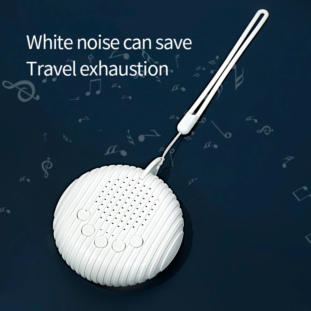 Machine sonore à bruit blanc 10 sons apaisants Machine à bruit blanc pour bébé Rechargeable pour la maison voyage sommeil Relaxation