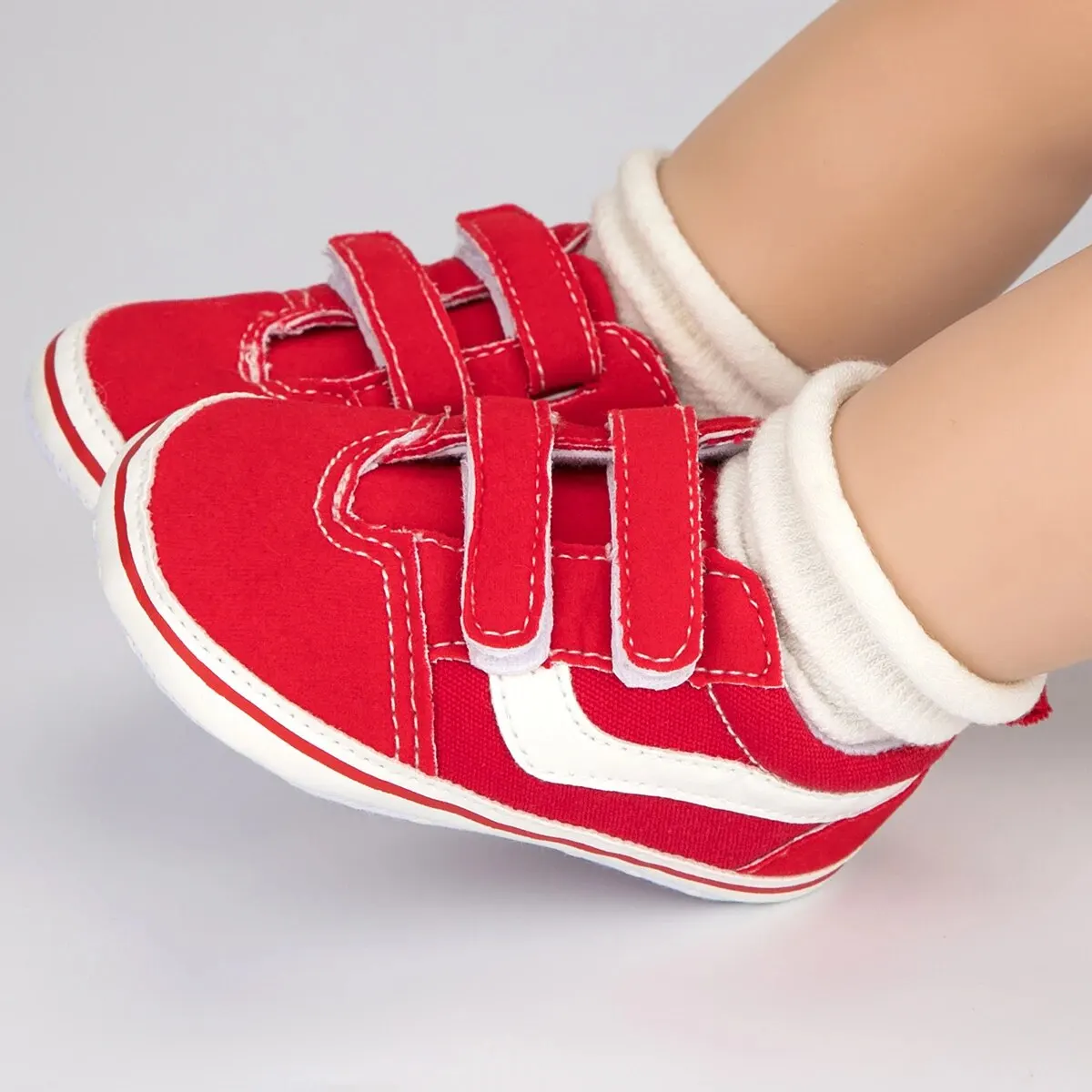 Meckior Baby płócienne trampki klasyczne prążki Casual Baby Boy buty dziewczęce antypoślizgowe miękkie pierwsze chodziki niemowlę niemowlę niemowlę buty Unisex