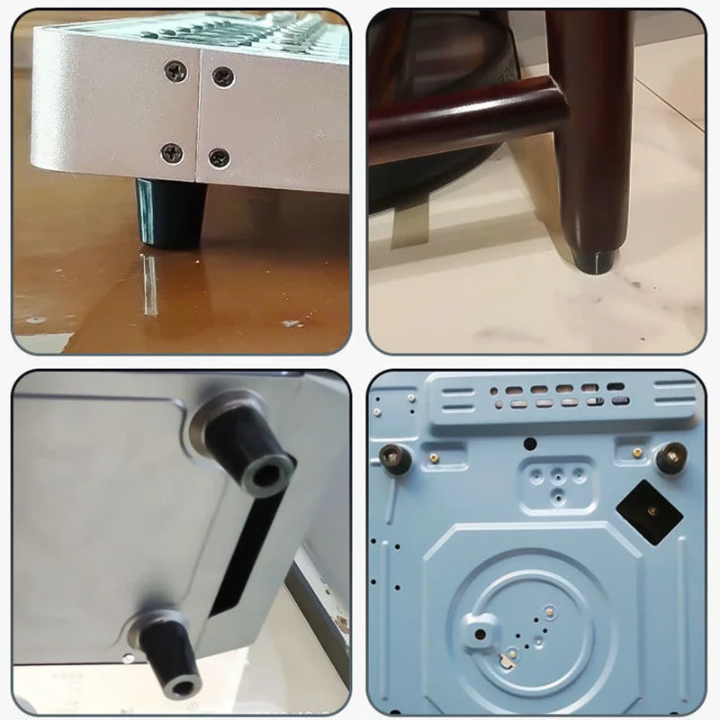 8 ชิ้นคณะกรรมการตัดยางฟุตเก้าอี้ Protector ลื่นเฟอร์นิเจอร์ฟุตขาโต๊ะตู้ด้านล่างแผ่นเฟอร์นิเจอร์ขา