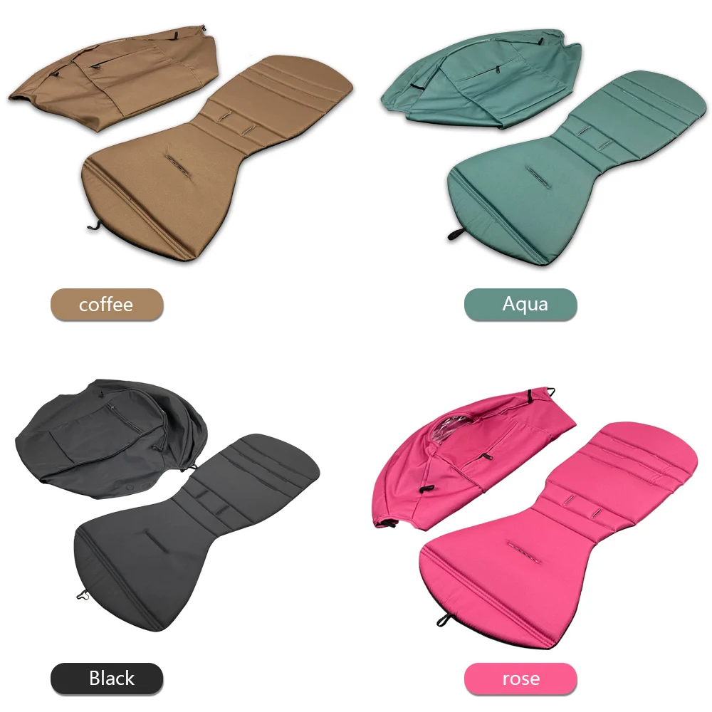 3 pçs/set 175 acessórios para carrinho de bebê dossel capa almofada do assento compatível com babyzen yoyo capa assento colchão com bolso com zíper