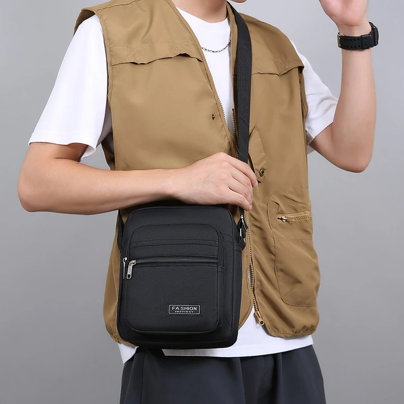Novos homens crossbody sacos de ombro menino mensageiro sacos homem bolsas para viagens casuais grande mochila cinza