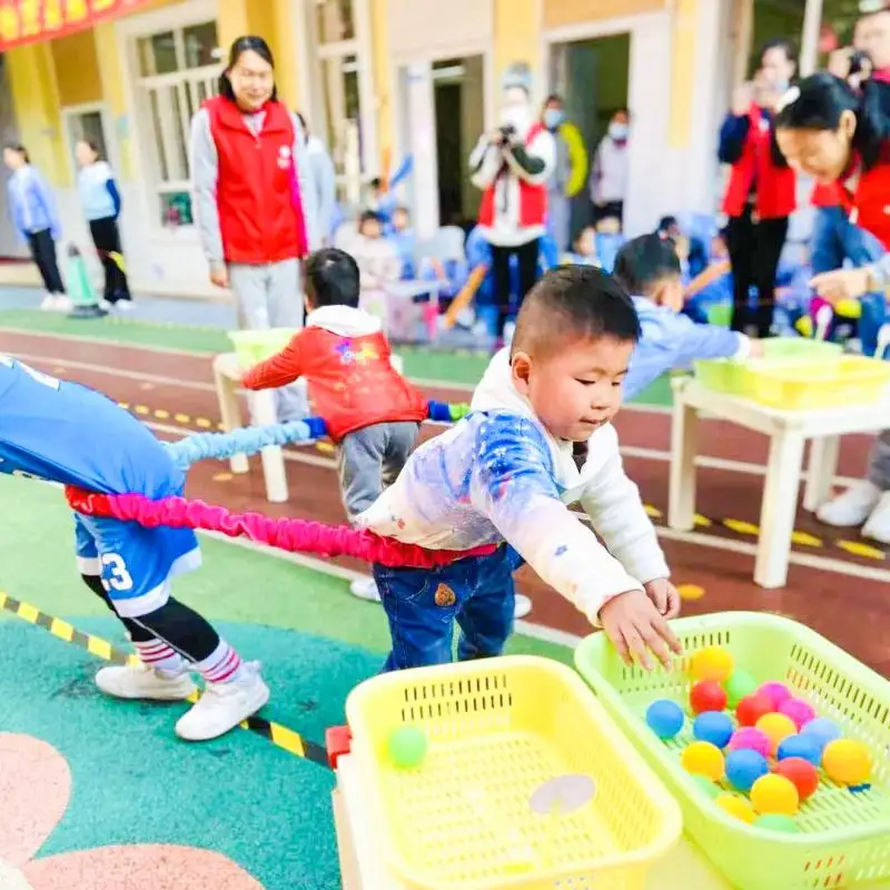 Juegos al aire libre, construcción de equipos, desarrollar juguetes de entretenimiento deportivo, cuerda elástica para niños, círculo para correr, cuerda sensorial