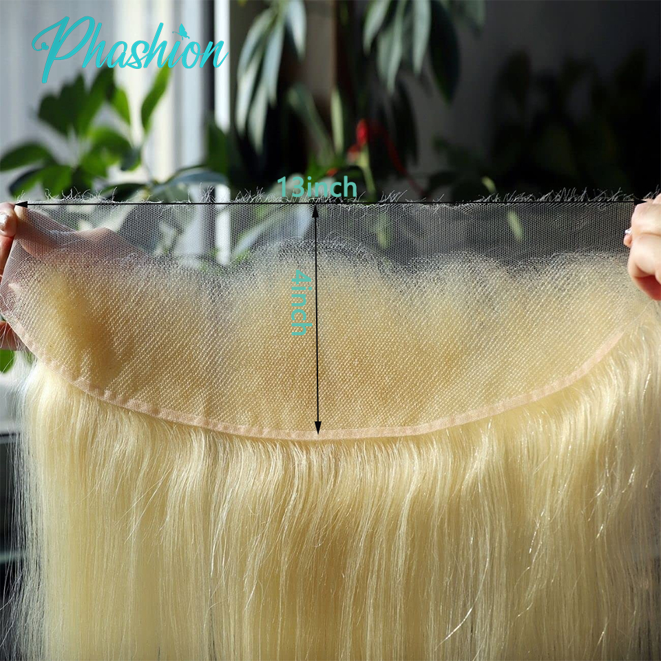 Phashion 13X6 13x4ลูกไม้ด้านหน้า HD จริง7x7 6 5x5 4สีบลอนด์ปิดสวิส613นุ่มนวลตรง100% เส้นผมมนุษย์เรีมมี่