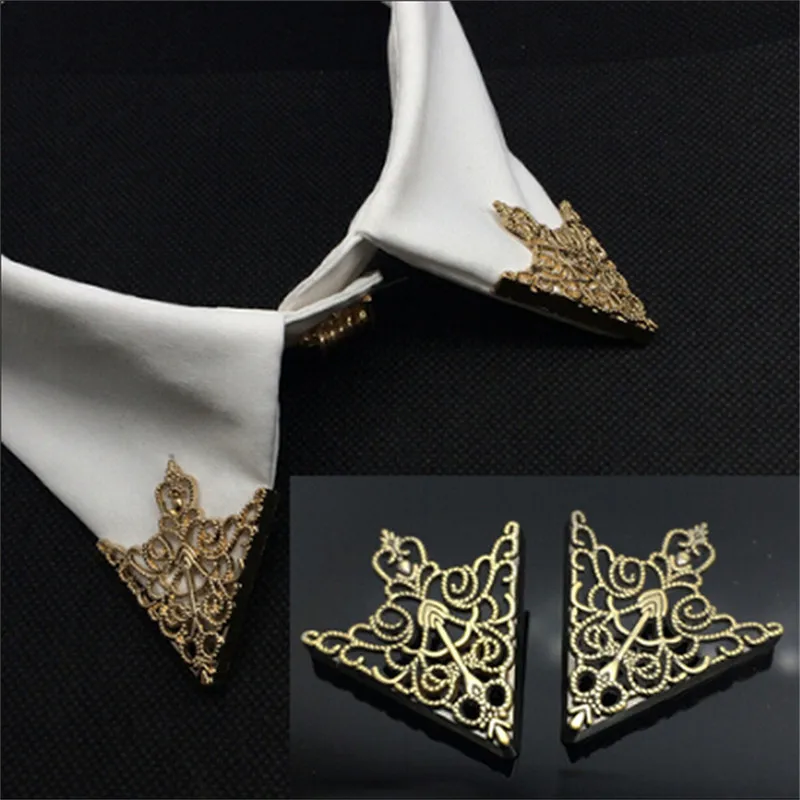 Mode Vrouwen Broche Accessoires Tij Prachtige Pin Broches Voor Dames Blouse Broche Kraag Versierd Gouden Shirt