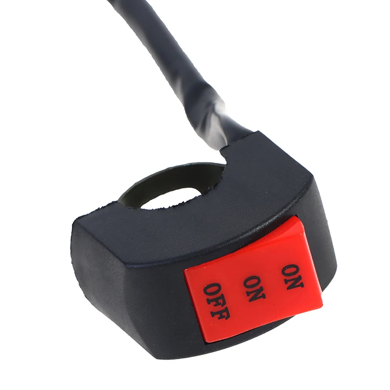 Interruptores de farol led muito perto de três linhas botão interruptor do guiador da motocicleta interruptor da luz condução botão interruptor moto