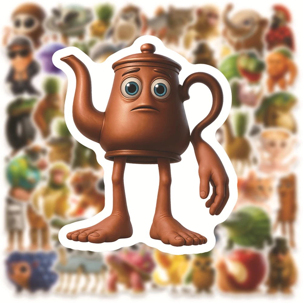 10/30/60pcs อิตาเลี่ยน Brainrot สติกเกอร์ Tung Tung Tung Sahur Decals สติกเกอร์สัตว์ตลกของเล่นกันน้ํา DIY แล็ปท็อปโทรศัพท์รถ