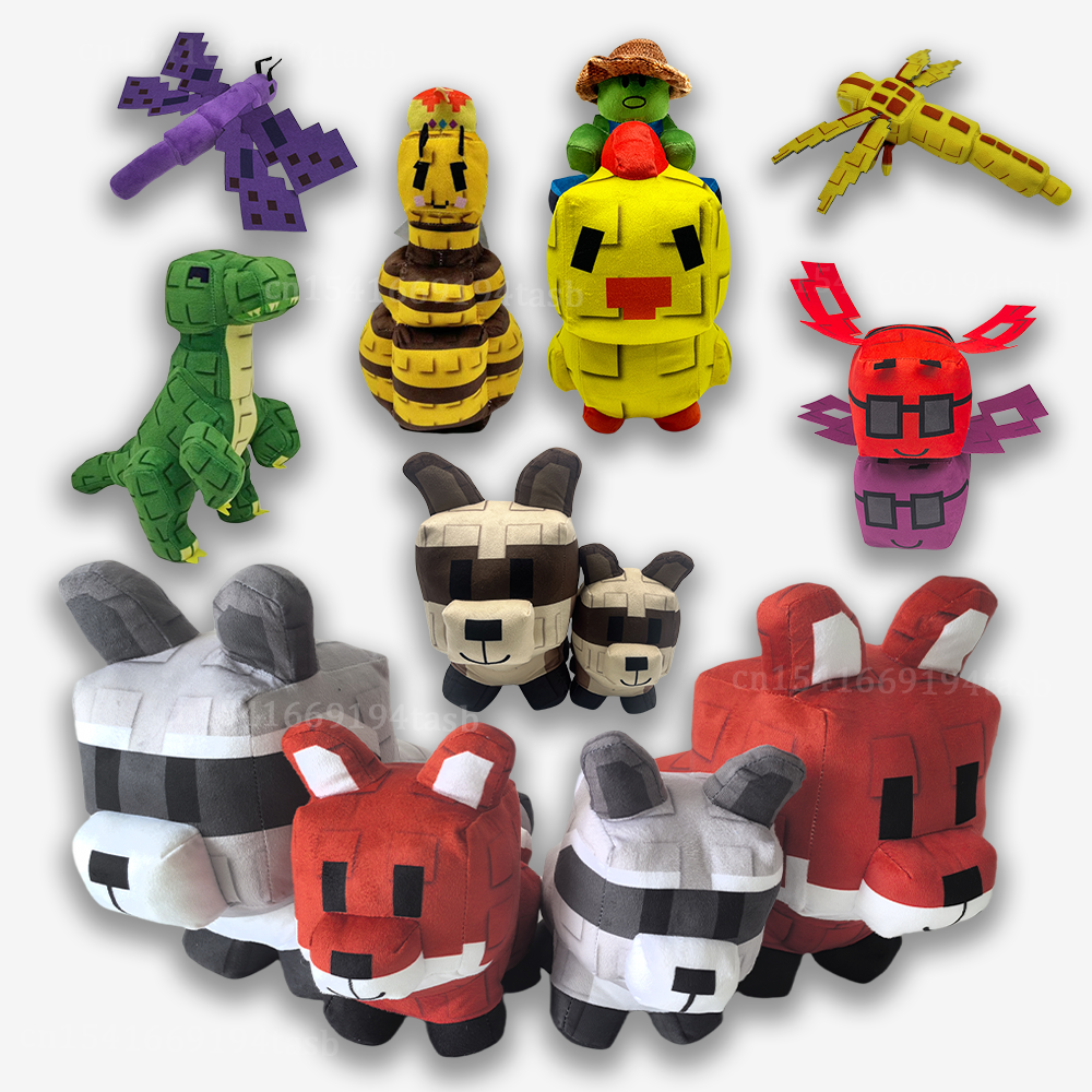 TreasuringU 28/40 см Grow Garden Wolf плюшевые игрушки игра мультфильм енот лиса мягкие куклы подушка мягкая игрушка Brinquedos подарки на день рождения