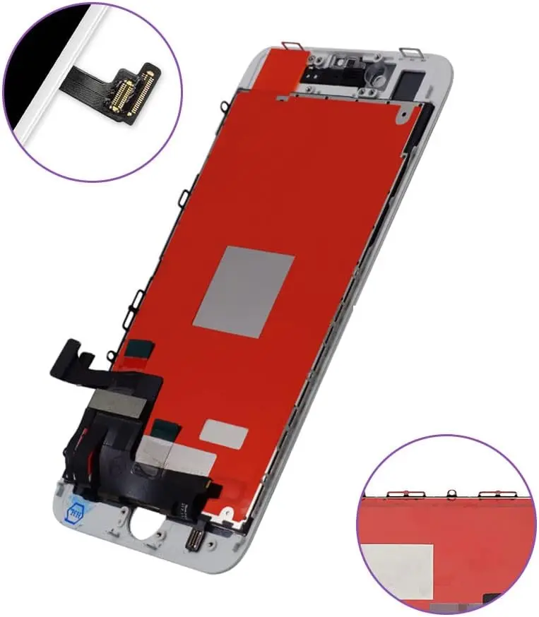 A +++ LCD คุณภาพสําหรับ iPhone 8 หน้าจอ LCD เปลี่ยนจอแสดงผล 3D Touch Full Assembly พร้อมซ่อมเครื่องมือ A1863 A1905 A1906 A1907