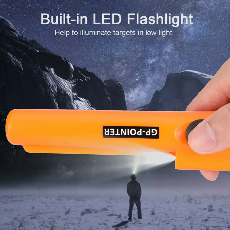 Metaaldetector Pinpointer Waterdichte Handheld Pin Pointer Wand Golden Treasure Hunting Unearthing Tool Accessoires